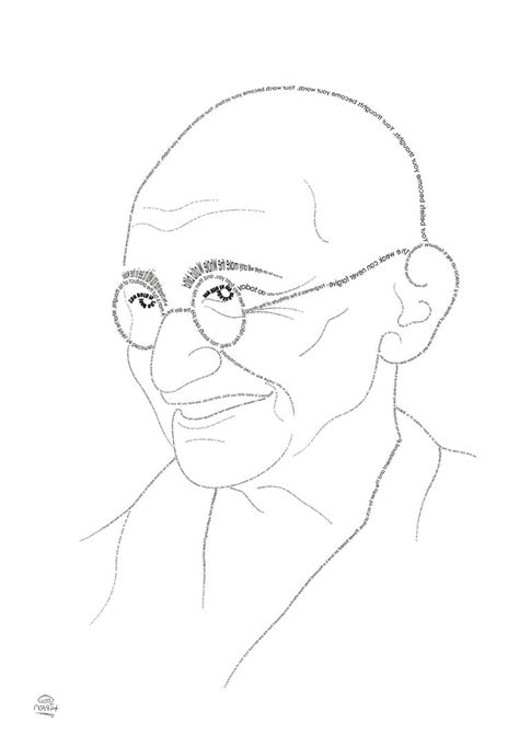 Pencil Mahatma Gandhi Drawing Easy / Mahatma gandhi was a politician ...