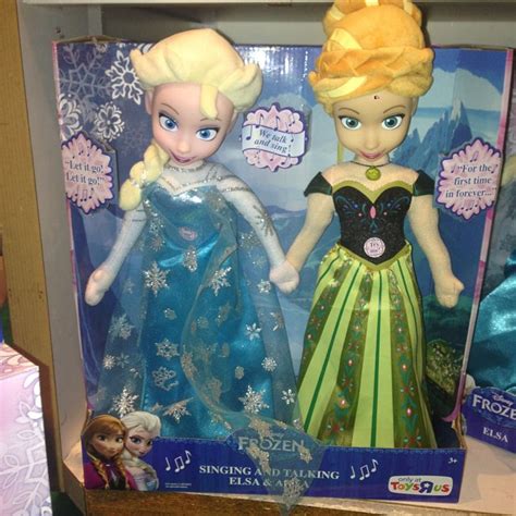 Frozen singing and talking Anna and Elsa plush - Elsa and Anna Photo ...