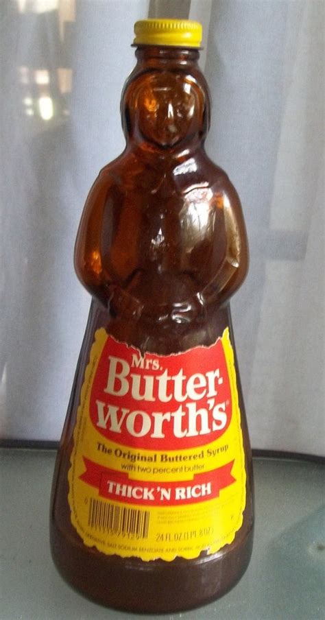 Vintage Mrs. Butterworth's Glass Syrup Bottle