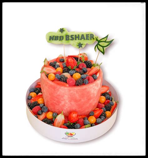 (WC 06) BERRY BLAST Single Layer Cake – Fruit For Every Mood…!