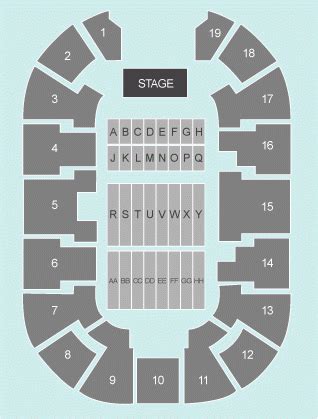 Darts Seating Plan - Motorpoint Arena Nottingham