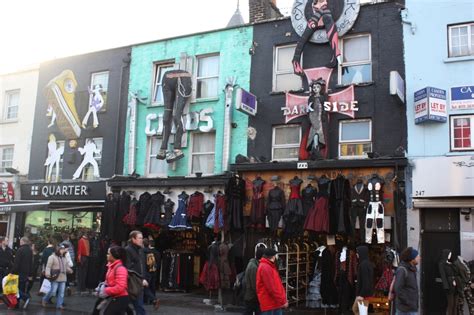 Shops on Camden High Street | Displaced Beachbums