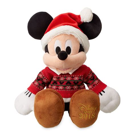 Mickey Mouse Holiday Plush | Disney Store | Mickey mouse, Mickey, Disney plush