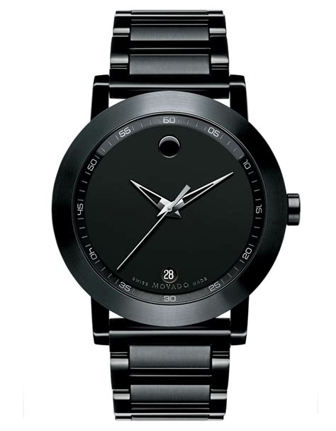 Movado Mens Museum Sport Black Watch in Black for Men | Lyst