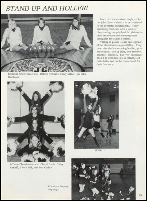 1972 John Glenn High School Yearbook | Yearbook photos, High school ...