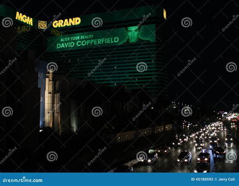 David Copperfield at MGM Grand, Las Vegas Editorial Photography - Image ...