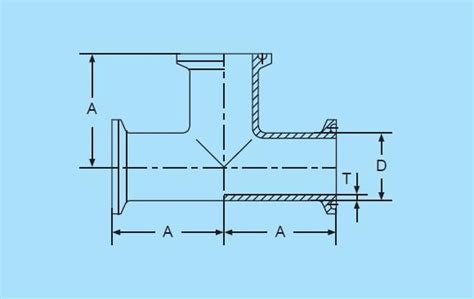 3-Way S S S E Long Tee Weld E; 316L US $1.05 deportesselman.cl