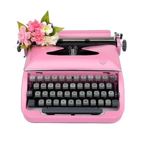 Restored pink typewriter : Amazon.co.uk: Handmade Products