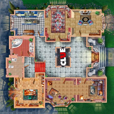 Create the new CLUEDO mansion for App gameplay | Concours: Autre design