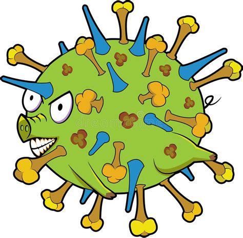 Earth Flu virus stock vector. Illustration of attack - 10650863