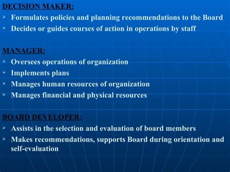 Roles And Responsibilities Of Ceo