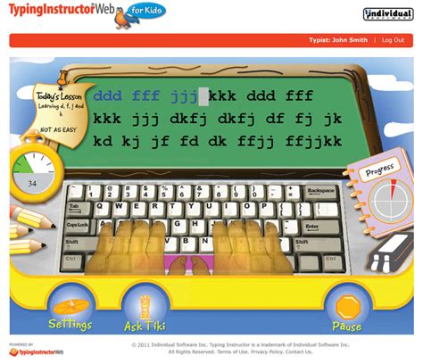 Home | TypingInstructorWeb for Kids