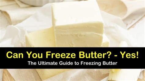 How to Freeze Butter for Later Use