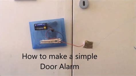 How to Make a Simple Door Alarm | Door alarms, Diy security system, Diy alarm system