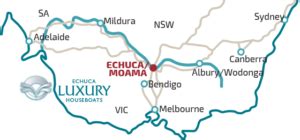 Echuca-Luxury-Houseboats-location-map | Luxury Houseboats