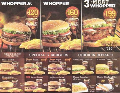 Burger King Menu, Menu for Burger King, Fairview, Quezon City - Zomato ...