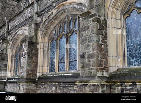 Gothic church windows Stock Photo - Alamy