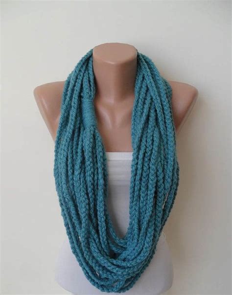 chain scarf | Knitted necklace, Etsy scarves, Chain scarf