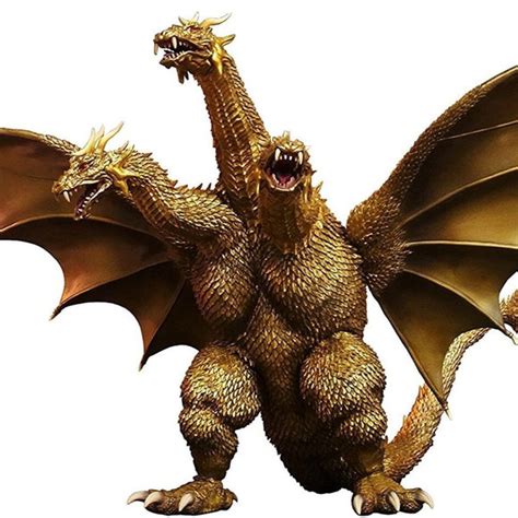 12" Inch Tall HUGE King Ghidorah 2001 X-PLUS TOHO DAI-KAIJU SERIES GMK ...