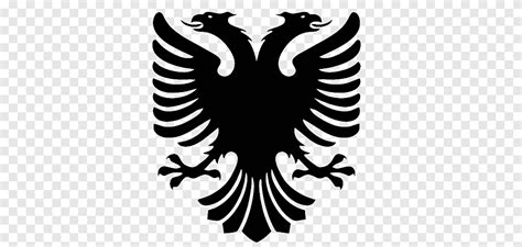 Flag of Albania T-shirt Double-headed eagle Albanian language, Double ...