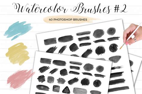 25+ Best Watercolor Brush Packs for Photoshop - Super Dev Resources