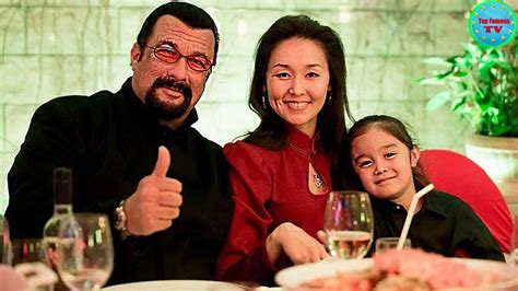 Steven Seagal And His Wife And Children To 2018