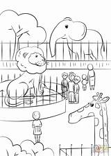 Zoo Animals Coloring Pages Page Free Printable  sketch template