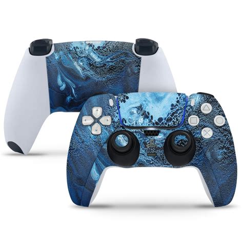 PlayStation 5 Controller Skin - Blue Paint Color – SkinsLegend