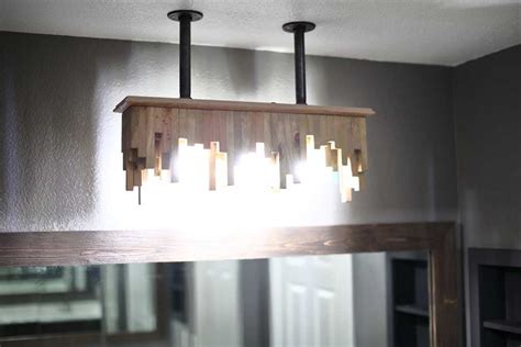 How to Build a DIY Bathroom Ceiling Light Fixture - TheDIYPlan