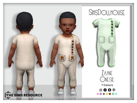 The Sims Resource - Zayne Infant Onesie