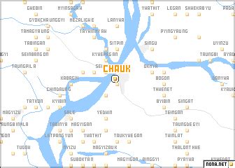 Chauk (Myanmar) map - nona.net