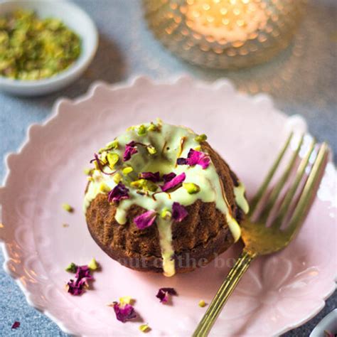 Spiced Jaggery Cake with Saffron Glaze | Not Out of the Box