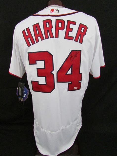 Bryce Harper Signed Jersey, Autographed Jerseys