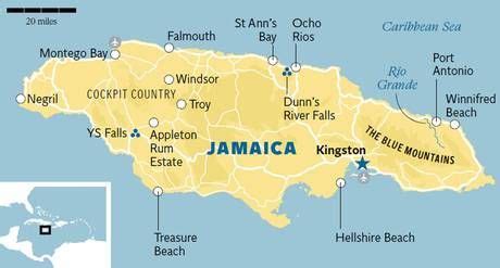 best beaches in jamaica map - Wanita Staggs