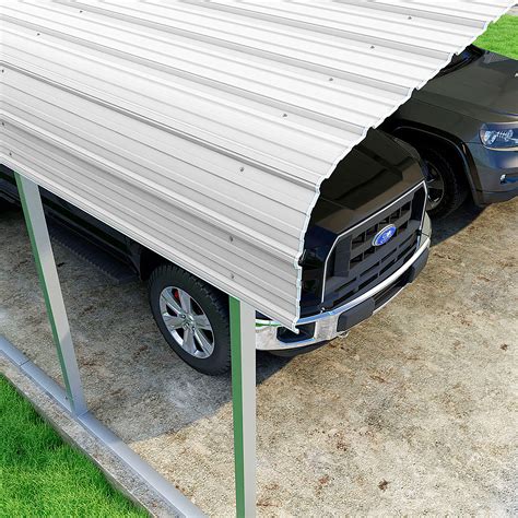 VersaTube Steel Carport Kit — 20ft.W x 20ft.L x 7ft.H, Model ...