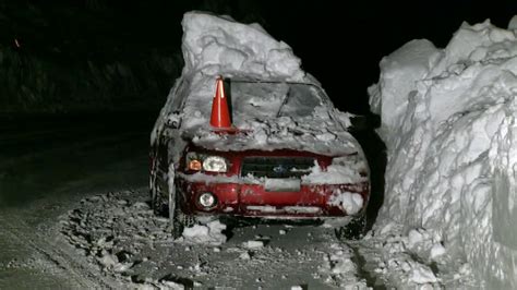 VIDEO: Avalanche in Lake Tahoe buries car