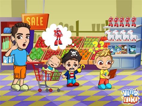 Vlad and Niki Supermarket game | App Price Drops