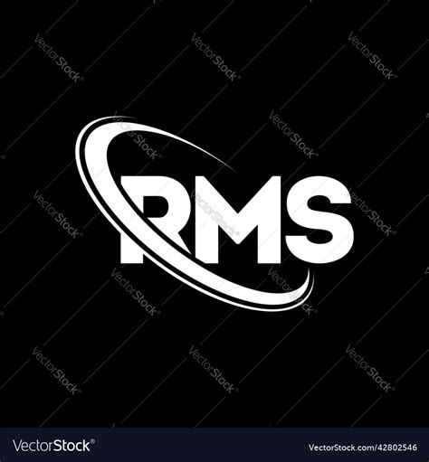 Rms logo letter letter logo design Royalty Free Vector Image