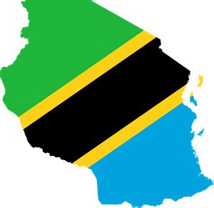 Flag map of Tanzania Logo PNG Vector (EPS) Free Download