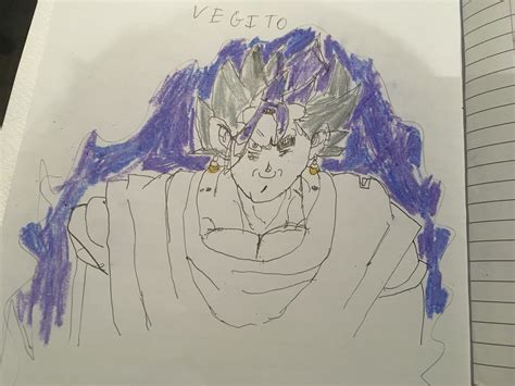 Drawing of ultra vegito : r/Dragonballsuper