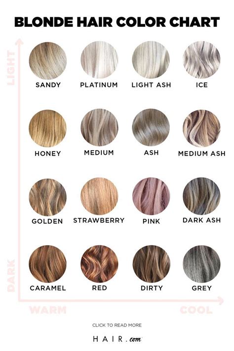 We have the ultimate blonde hair color chart for you. Check it out to see all the different ...