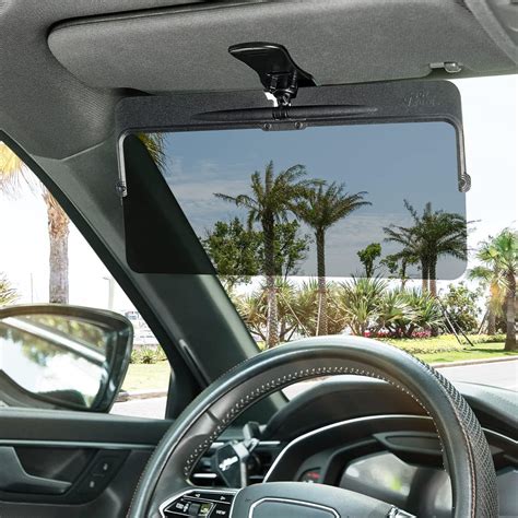 Car Sun Visor, Universal Anti-Glare Polarized Sun Visor Extender Easy to Install, Protect from ...