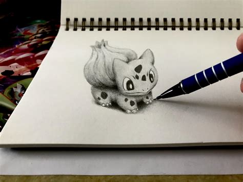 Bulbasaur 3D Pokemon Drawing : r/pokemon