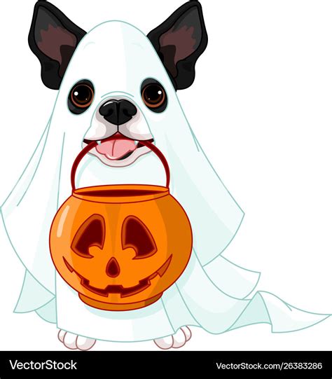 Halloween dog Royalty Free Vector Image - VectorStock