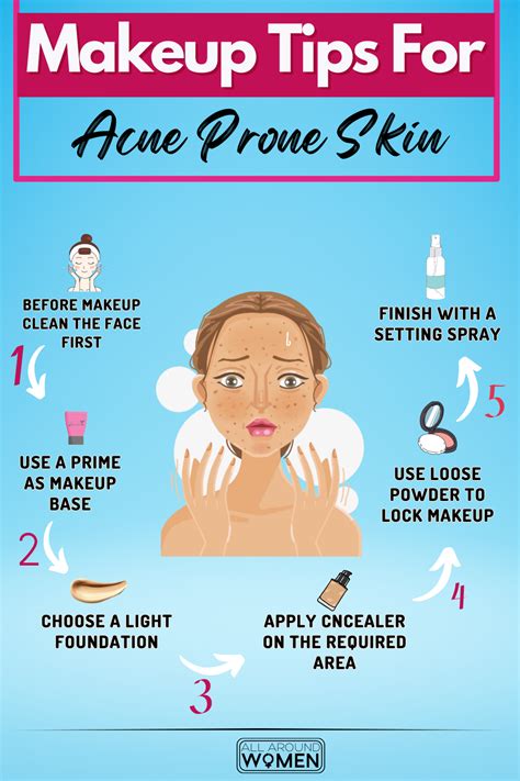 Acne Prone skin Best Makeup For Acne, Acne Safe Makeup, Best Makeup Tips, Makeup Skin Care, Acne ...