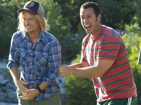 Adam Sandler, David Spade, Nick Swardson, Rob Schneider in San