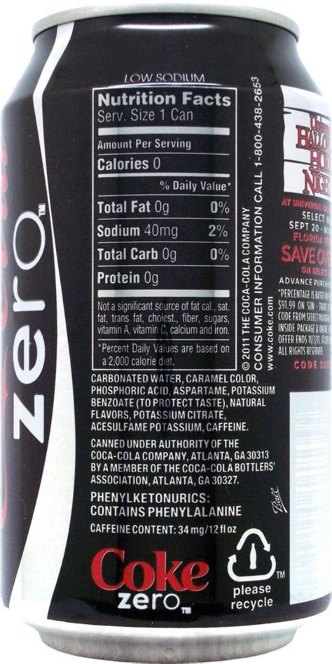 35 Coke Zero Nutrition Label - Labels Database 2020