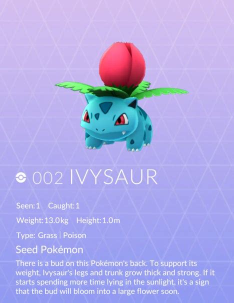 Ivysaur - Pokemon GO Wiki Guide - IGN