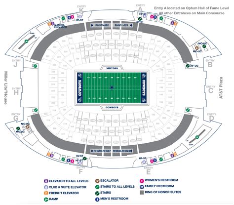 At T Stadium Seating Map For Concerts | Cabinets Matttroy