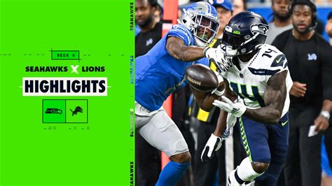 2022 Week 4 Seahawks at Lions DK Metcalf Makes Tough Catch For 26-Yards ...